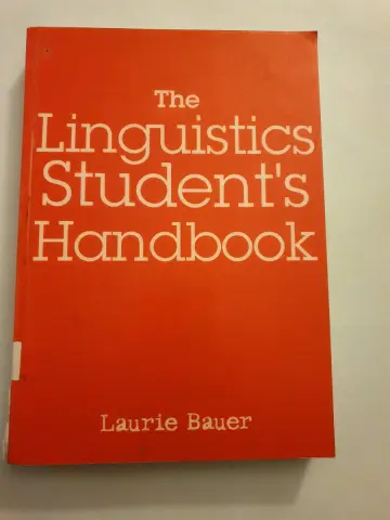 Cover of The Linguistics Student's Handbook