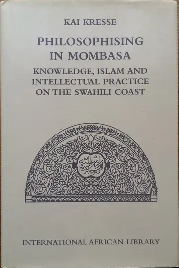 Cover of Philosophising in Mombasa