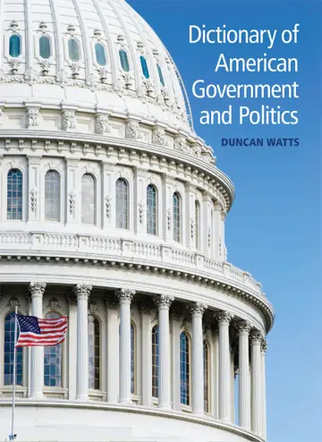 Cover of Dictionary of American Government and Politics