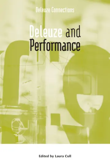 Cover of Deleuze and Performance