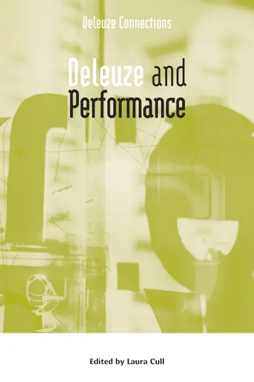 Cover of Deleuze and Performance