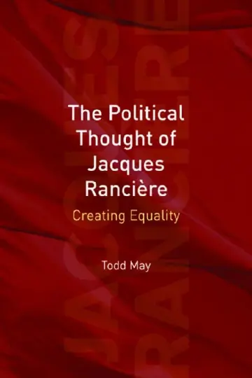 Cover of The Political Thought of Jacques Rancière