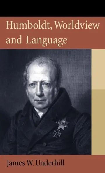 Cover of Humboldt, Worldview, and Language