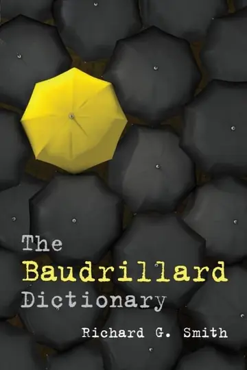 Cover of The Baudrillard Dictionary