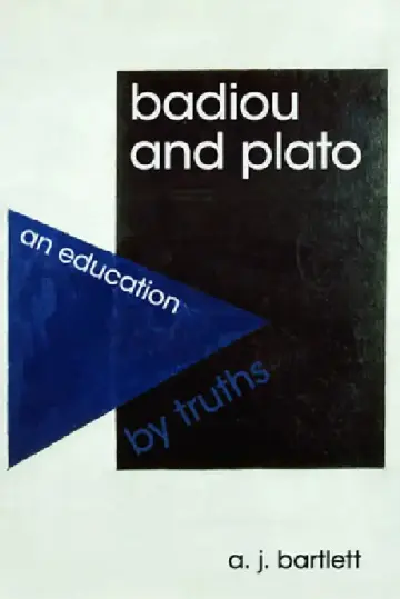 Cover of Badiou and Plato