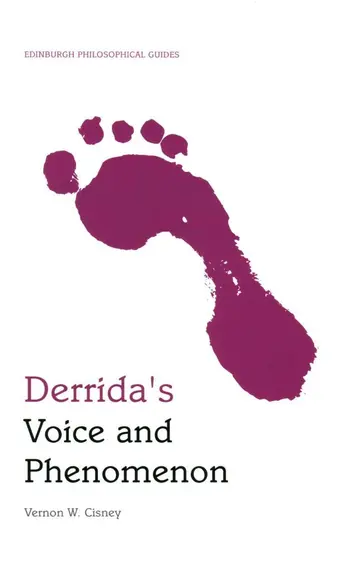 Cover of Derrida's Voice and Phenomenon