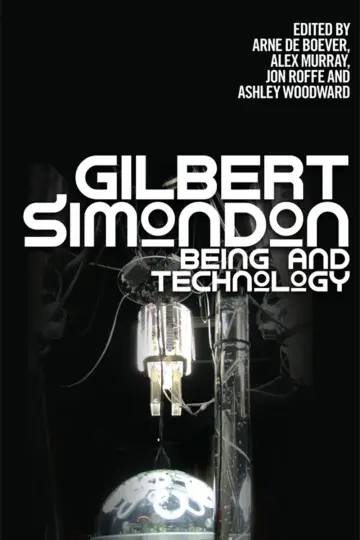 Cover of Gilbert Simondon