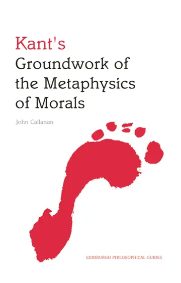 Cover of Kant's Groundwork of the Metaphysics of Morals