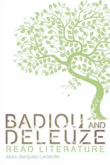 Cover of Badiou and Deleuze Read Literature