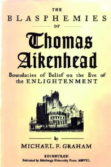 Cover of The Blasphemies of Thomas Aikenhead