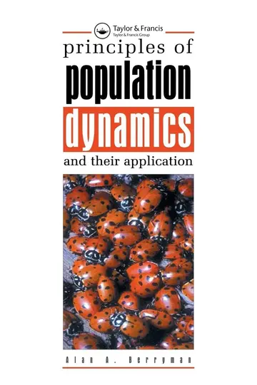 Cover of Principles of Population Dynamics and Their Application