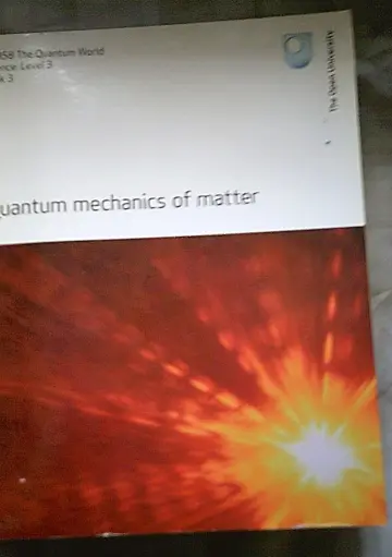 Cover of Quantum Mechanics of Matter