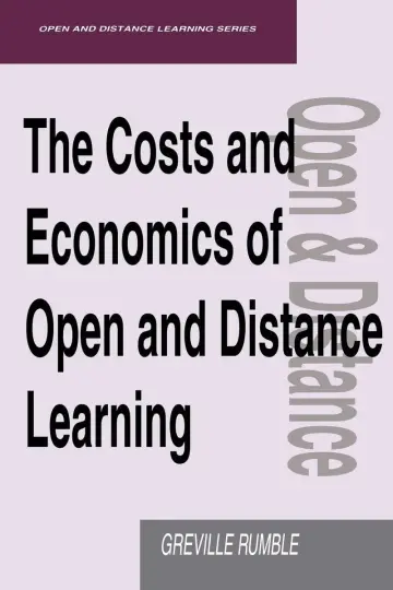 Cover of The Costs and Economics of Open and Distance Learning