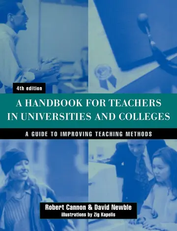 Cover of A Handbook for Teachers in Universities & College