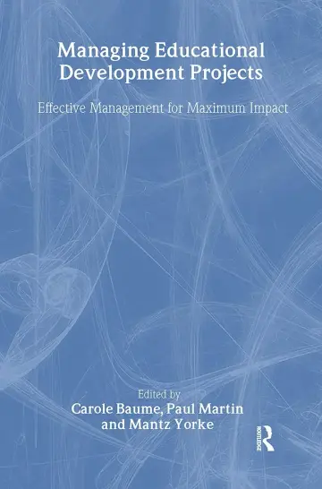 Cover of Managing Educational Development Projects