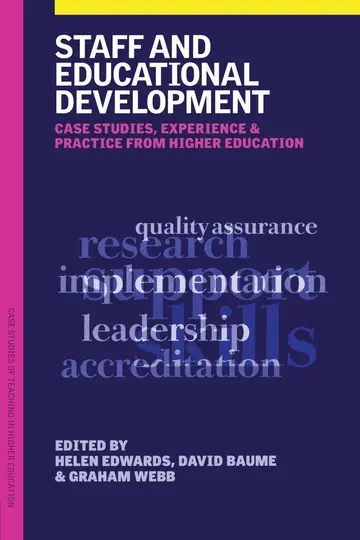 Cover of Staff and Educational Development