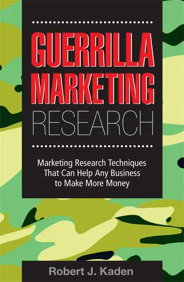 Cover of Guerrilla Marketing Research