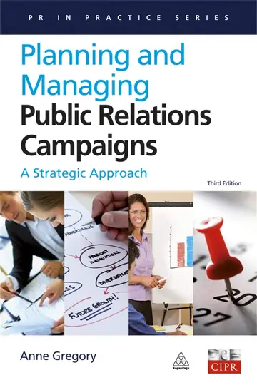 Cover of Planning and Managing Public Relations Campaigns