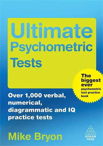 Cover of Ultimate Psychometric Tests