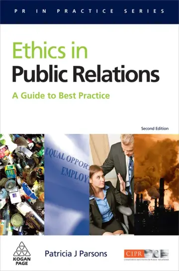 Cover of Ethics in Public Relations