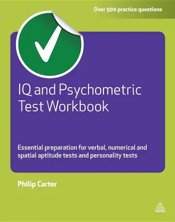 Cover of IQ and psychometric test workbook