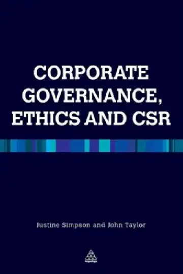 Cover of Corporate Governance Ethics and Csr