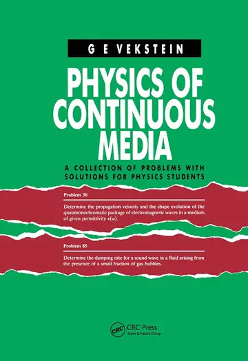 Cover of Physics of Continuous Media