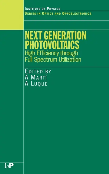 Cover of Next Generation Photovoltaics