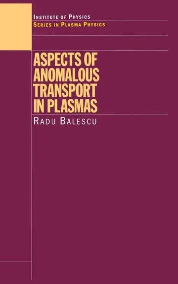 Cover of Aspects of Anomalous Transport in Plasmas
