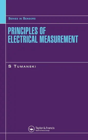 Cover of Principles of Electrical Measurement