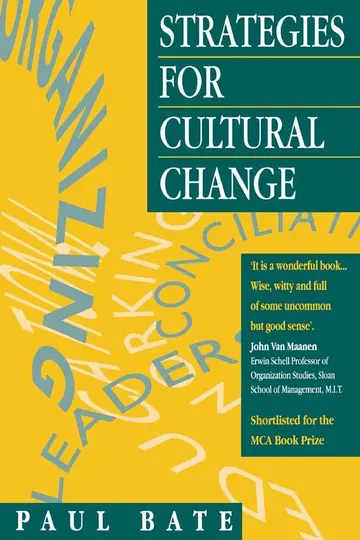 Cover of Strategies for Cultural Change