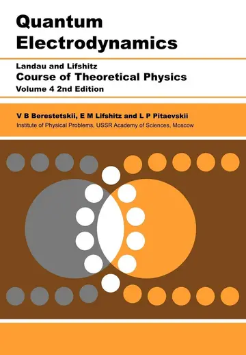 Cover of Quantum Electrodynamics