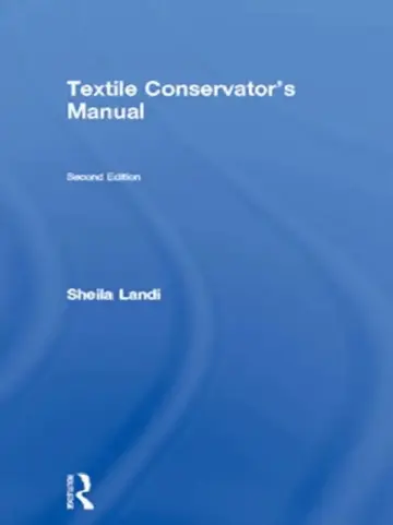 Cover of Textile Conservator's Manual