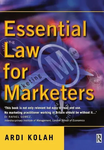 Cover of Essential Law for Marketers