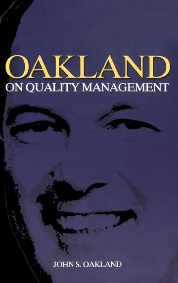 Cover of Oakland on Quality Management