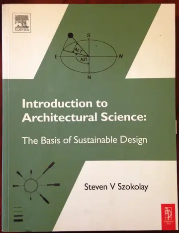 Cover of Introduction to Architectural Science
