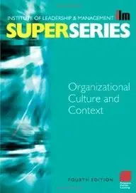 Cover of Organisational Culture and Context