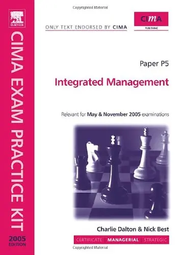 Cover of CIMA Exam Practice Kit