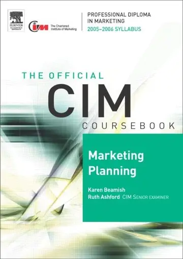 Cover of Marketing Planning
