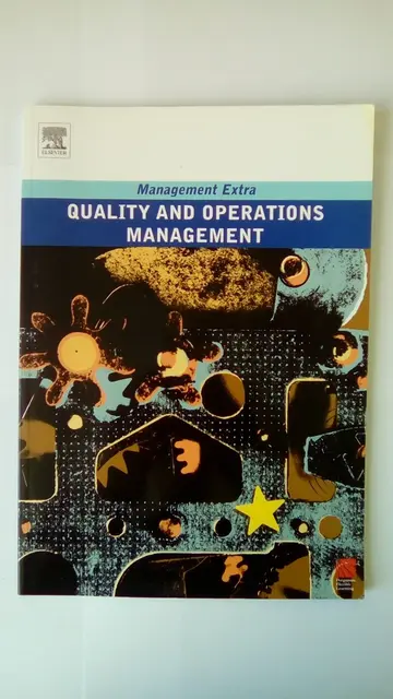 Cover of Quality and Operations Management