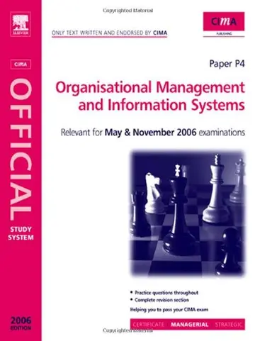 Cover of Organisational Management and Information Systems