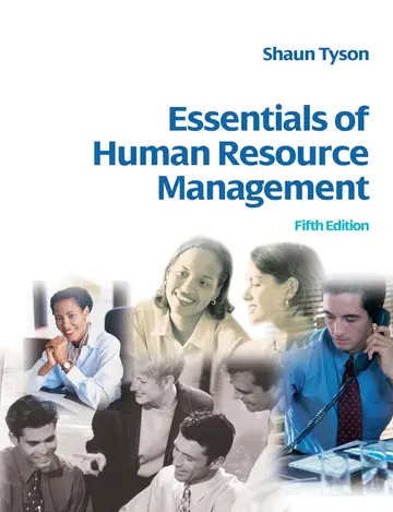 Cover of Essentials of Human Resource Management