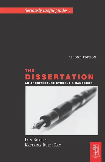Cover of The Dissertation