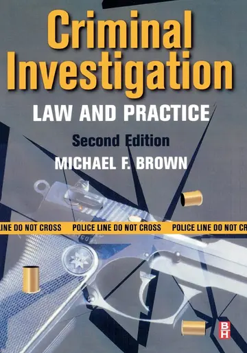 Cover of Criminal Investigation