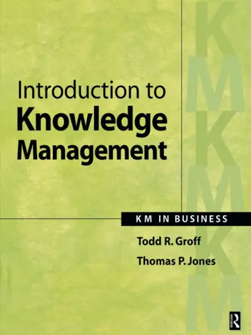 Cover of Introduction to Knowledge Management