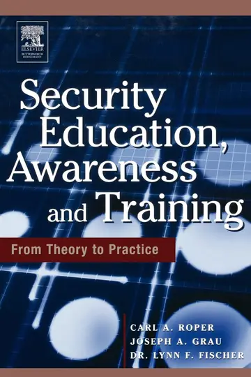 Cover of Security Education, Awareness, and Training