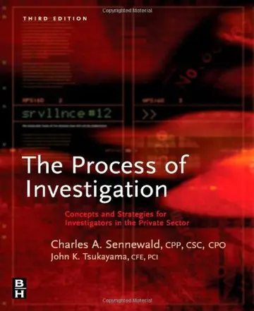 Cover of Process of Investigation