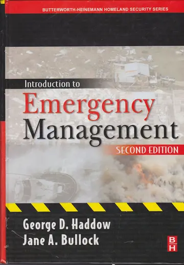 Cover of Introduction to Emergency Management