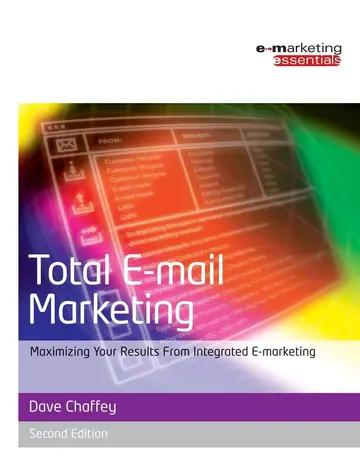 Cover of Total E-mail Marketing