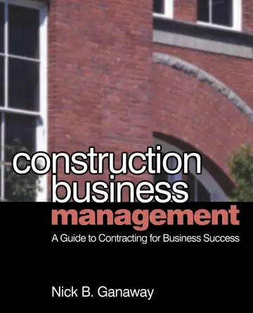 Cover of Construction Business Management